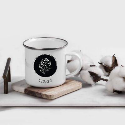 Virgo Zodiac Geo 11oz Campfire Mug Image 1