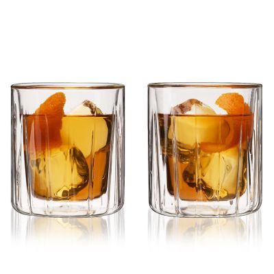 Viski Double Walled Rocks Glasses by Viski Image 1