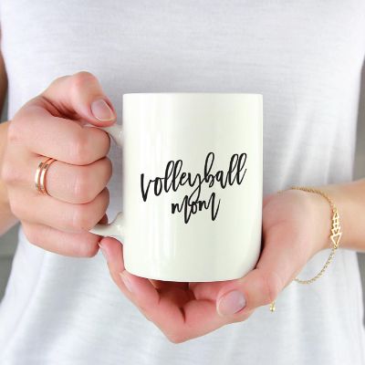 Volleyball Mom Ceramic Mug Image 1