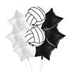 Volleyball Mylar Balloon Bouquet- 9 Pc. Image 1