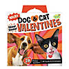 Wacky Dog & Cat Flicker Stickers with Valentine's Day Card for 28 Image 1