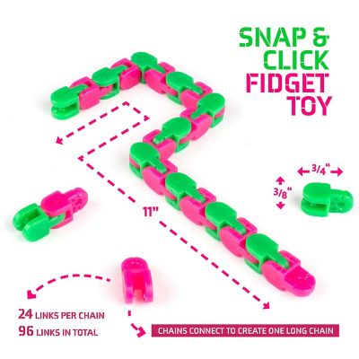 Wacky Tracks Snap And Click Fidget Toys Image 1