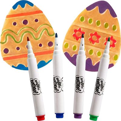 Waffle Wow Mini Easter Egg Waffle Maker- Make Holiday Special w Cute Waffler Iron- Ready to Decorate Set Includes 4 Edible Food Markers w Recipe Guide - Fun Eas Image 3