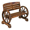 Wagon Wheel Bench 42.25X21X31" Image 1
