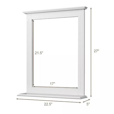 Wall Mirror with Shelf Image 3