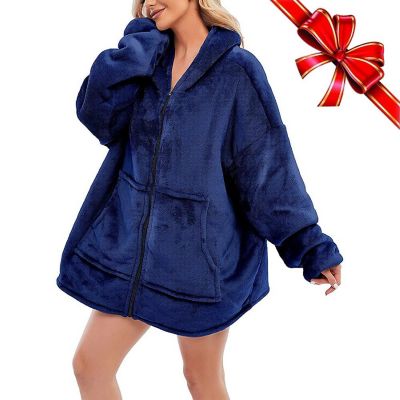 Wango Blanket Sweatshirt - Navy Blue - L Image 1