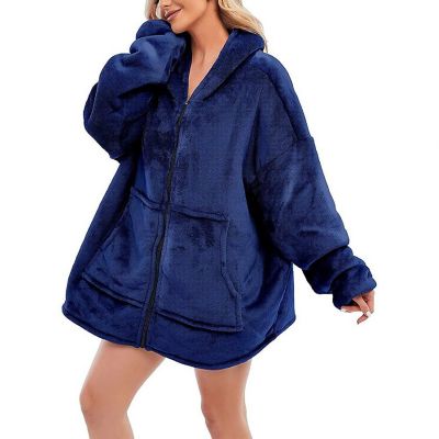 Wango Blanket Sweatshirt - Navy Blue Image 1