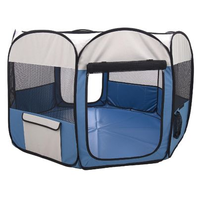Ware Deluxe Pop-Up Playpen For Animals Pets Blue Image 3