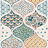 Warm Multi Pippa Peel &amp; Stick Wallpaper Image 1