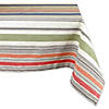 Warm Stripe Tablecloth 60X84 Image 1