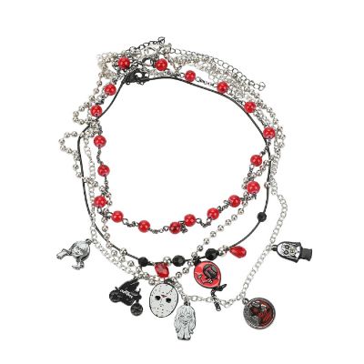Warner Brothers Horror Collection 4-Piece Necklace Set Image 1