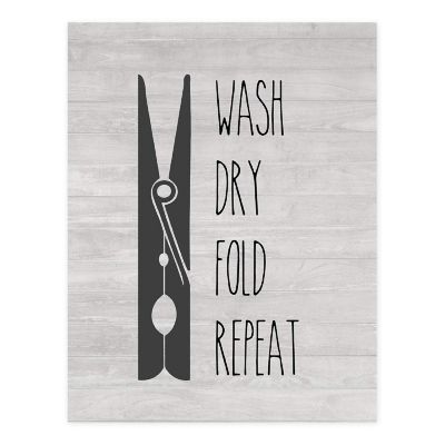 Wash Dry Fold Repeat 8.5x11in 1-Pack Image 1