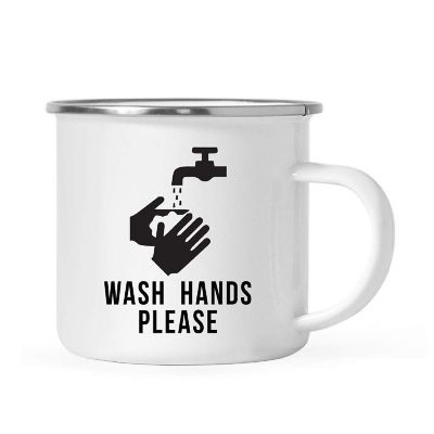 Wash Hands Please 11oz Campfire Mug Image 1