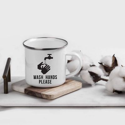 Wash Hands Please 11oz Campfire Mug Image 1