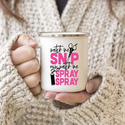 Watch Me Snip Spray 11oz Campfire Mug Image 2