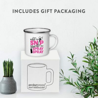 Watch Me Snip Spray 11oz Campfire Mug Image 3