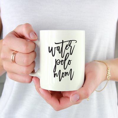 Water Polo Mom Ceramic Mug Image 2