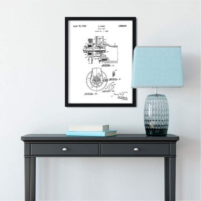 Water Pump Engine Patent 1Pk 8.5x11in Image 2