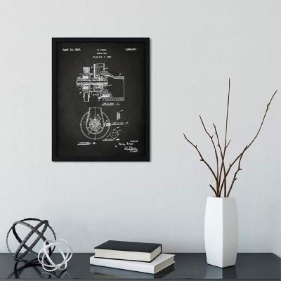 Water Pump Engine Patent 8.5x11in Image 2