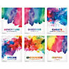 Watercolor Posters - 6 Pc. Image 1