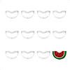 Watermelon 4.25" Cookie Cutters Image 1