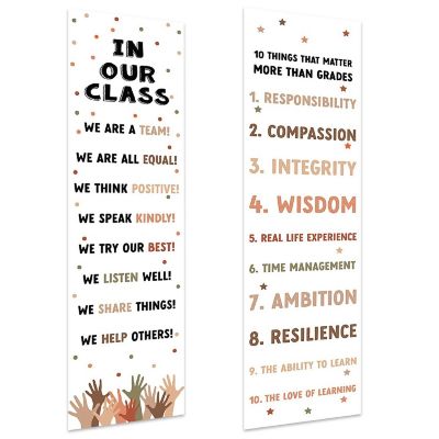 We Are a Team Classroom Banner - 13 x 48 Inch Image 1
