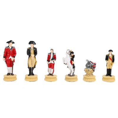 WE Games American Revolutionary War Chess Pieces, 3.5 inch king Image 3