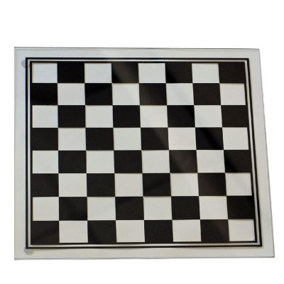 WE Games Black and Clear Glass Chess Set, 13.75 in. Board, 3 in. King Image 3