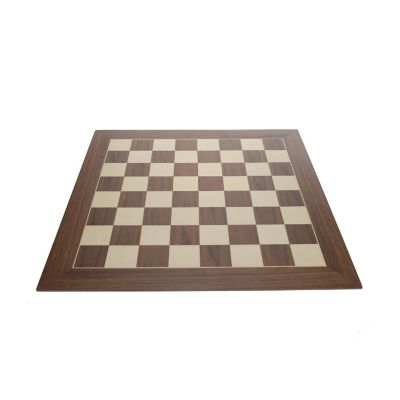 WE Games Deluxe Walnut and Sycamore Wooden Chess Board - 21.75 inches Image 2