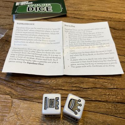 WE Games Equalizer Chess Dice, Equalizes Skill Level between Players Image 2