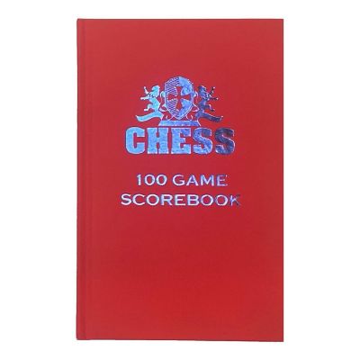 WE Games Hardcover Chess Scorebook &amp; Notation Pad - Soft Touch Image 1
