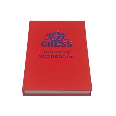 WE Games Hardcover Chess Scorebook &amp; Notation Pad - Soft Touch Image 1