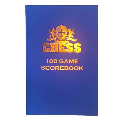 WE Games Hardcover Chess Scorebook & Notation Pad - Soft Touch Image 1