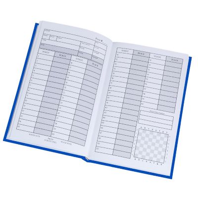 WE Games Hardcover Chess Scorebook & Notation Pad - Soft Touch Image 2