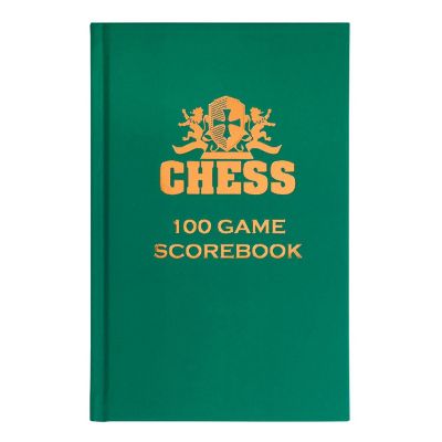 WE Games Hardcover Chess Scorebook &amp; Notation Pad - Soft Touch Image 1