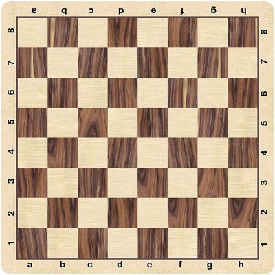 WE Games Mousepad Tournament Chessboard, Wood Grain Print, 20 in. Image 1