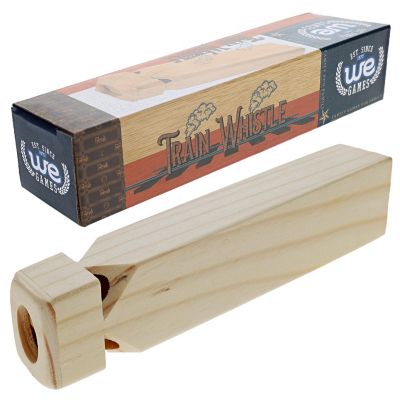 WE Games Old Fashioned Wooden Train Whistle Image 1