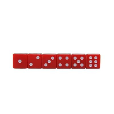 WE Games Red Square Cornered Dice - 100 Pack Image 2