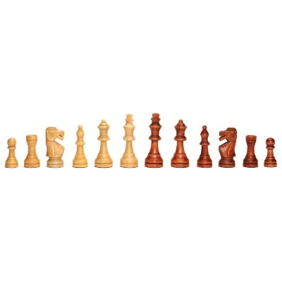 WE Games Staunton Wooden Weighted Chess Pieces, 3.75 in. King Image 2