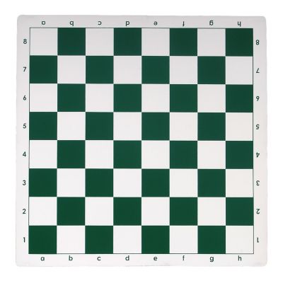 WE Games Tournament Roll Up Vinyl Chess Board - Green - 20 in. Image 1