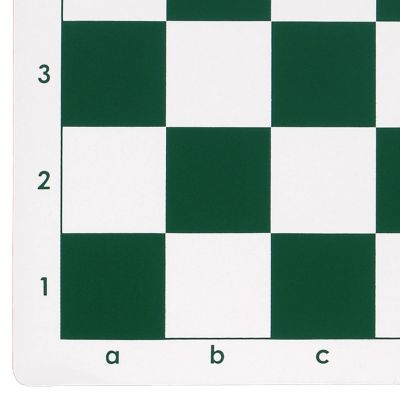 WE Games Tournament Roll Up Vinyl Chess Board - Green - 20 in. Image 1