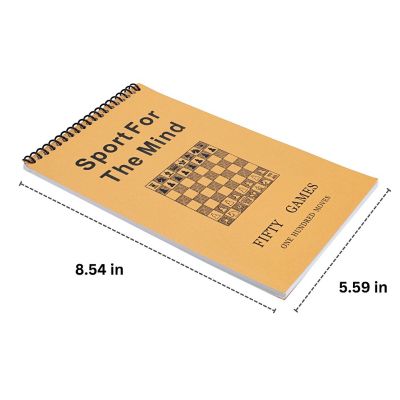 WE Games Ultimate Chess Player's Scorebook Image 3