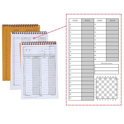 WE Games Ultimate Chess Player's Scorebook Image 1