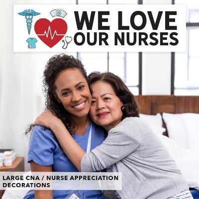 We Love Our Nurses Banner - 13 x 48 Inch Image 2