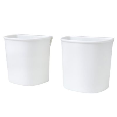 We R A La Cart Small Hanging Cups 2/Pkg-White Image 1