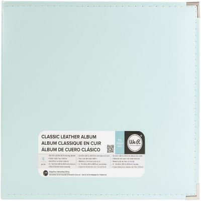 We R Classic Leather D-Ring Album 12"X12"-Mint Image 1