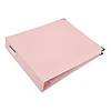 We R Classic Leather D-Ring Album 12"X12"-Pretty Pink Image 1