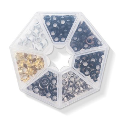 We R Eyelets W/Storage Case 140/Pkg-Metallic Image 1