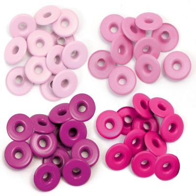 We R Eyelets Wide 40/Pkg-Pink Image 1