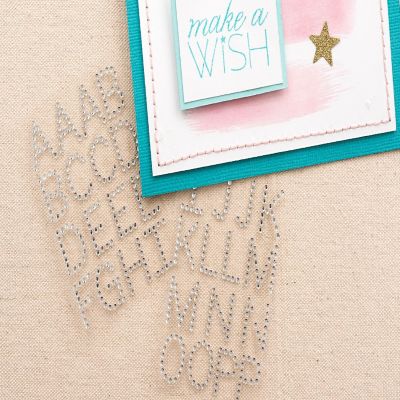 We R Gem Alpha Stickers-135 Rhinestone Letters Image 2